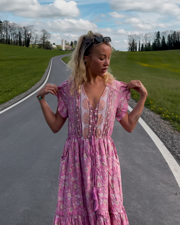 Langes Boho Kleid Wildflower