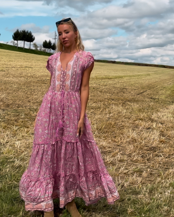 Langes Boho Kleid Wildflower