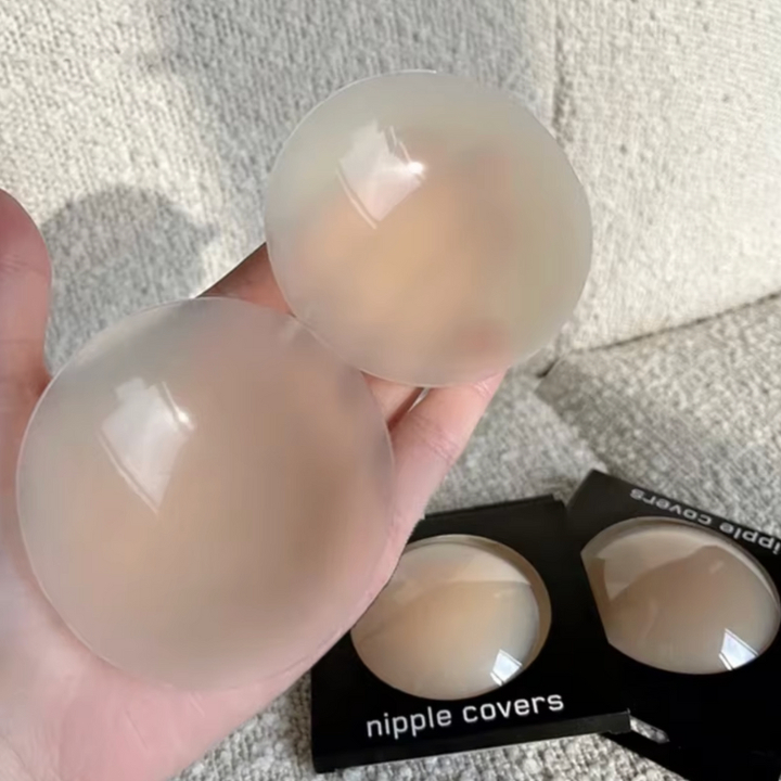 Hautfarbene Silikon Nipple Covers | Transparente hautfarbige Nippel Covers aus Silikon 
