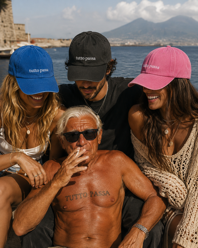 Tutto Passa Napoli Legen | Cappy in diversen Farben | washed vintage Cap 