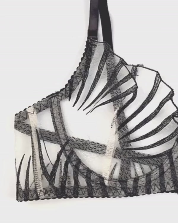 Mesh Dessous Set Seashell