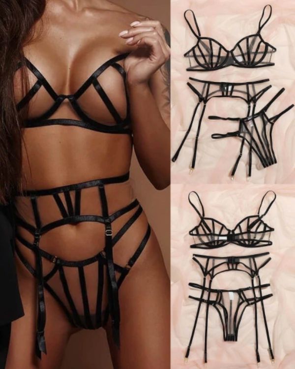 Bondage Style Dessous Set Luana