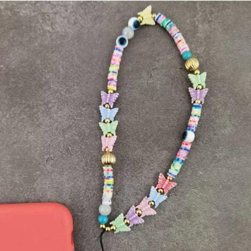 Smartphone Cover Kette Watching Butterfly