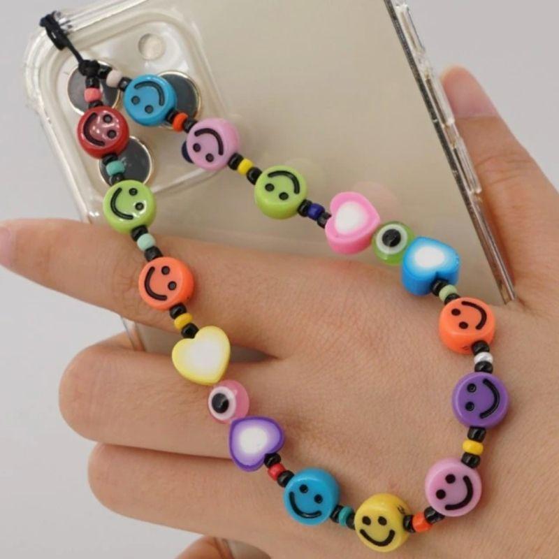 Farbige Smile Handykette Cayman