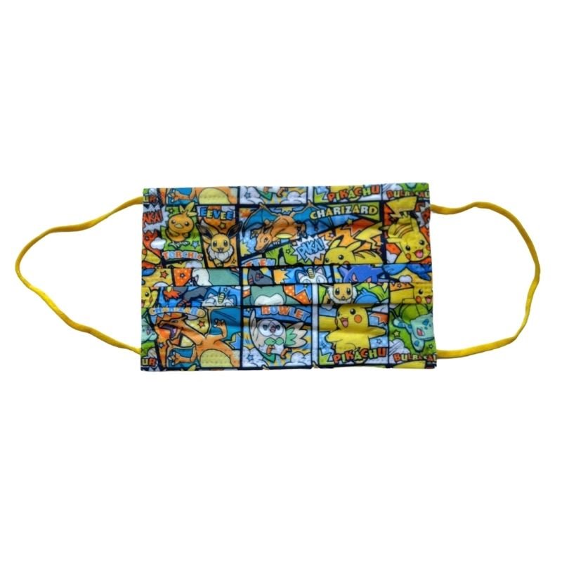 Kinder Hygienemasken Comic Pikachu