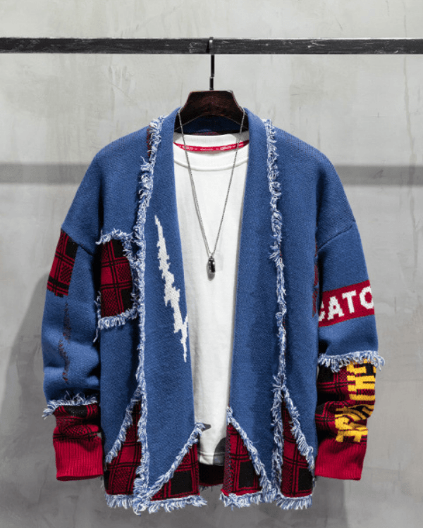 Cardigan Herren V-Style