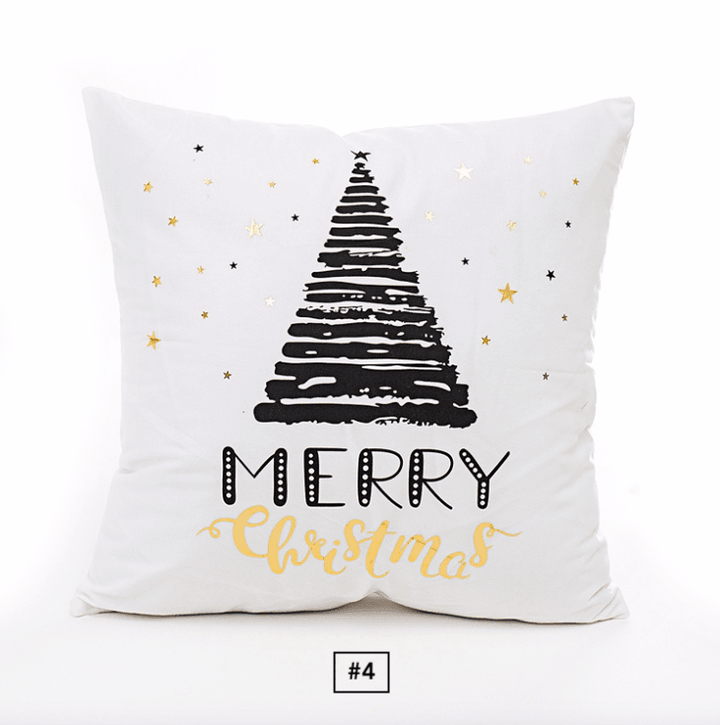 Weihnachtsdekoration Kissenbezüge Weiss