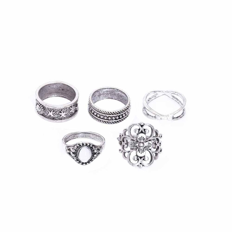 Ring Set Flower Vibes