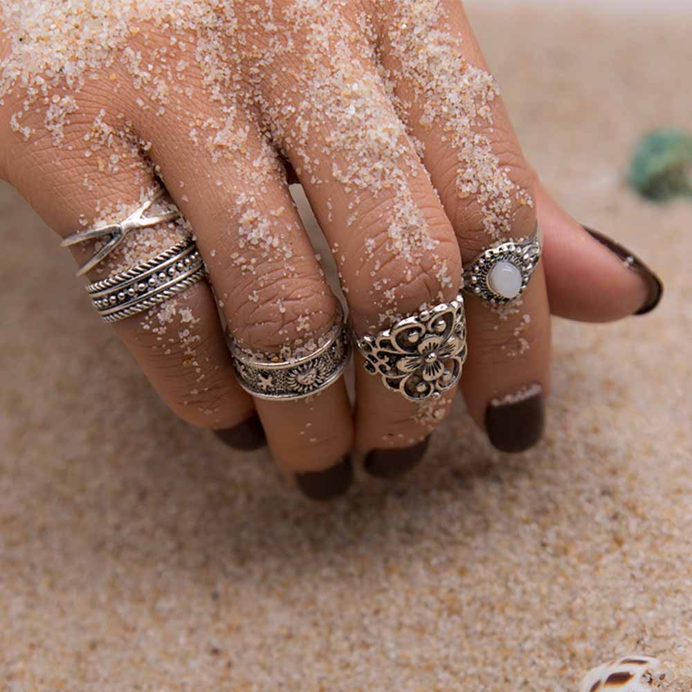 Ring Set Flower Vibes