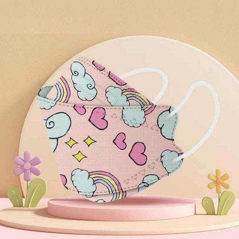 Kinder Maske Fisch Form Girly Sky