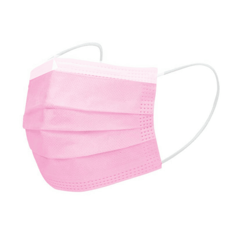 Hygienemaske Rosa Einweg Mundschutz