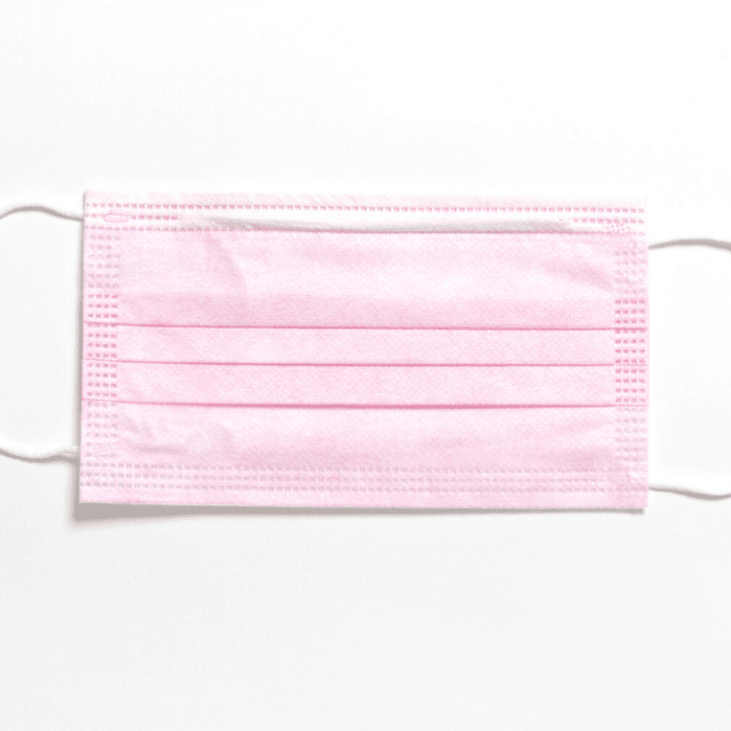 Hygienemaske Rosa Einweg Mundschutz